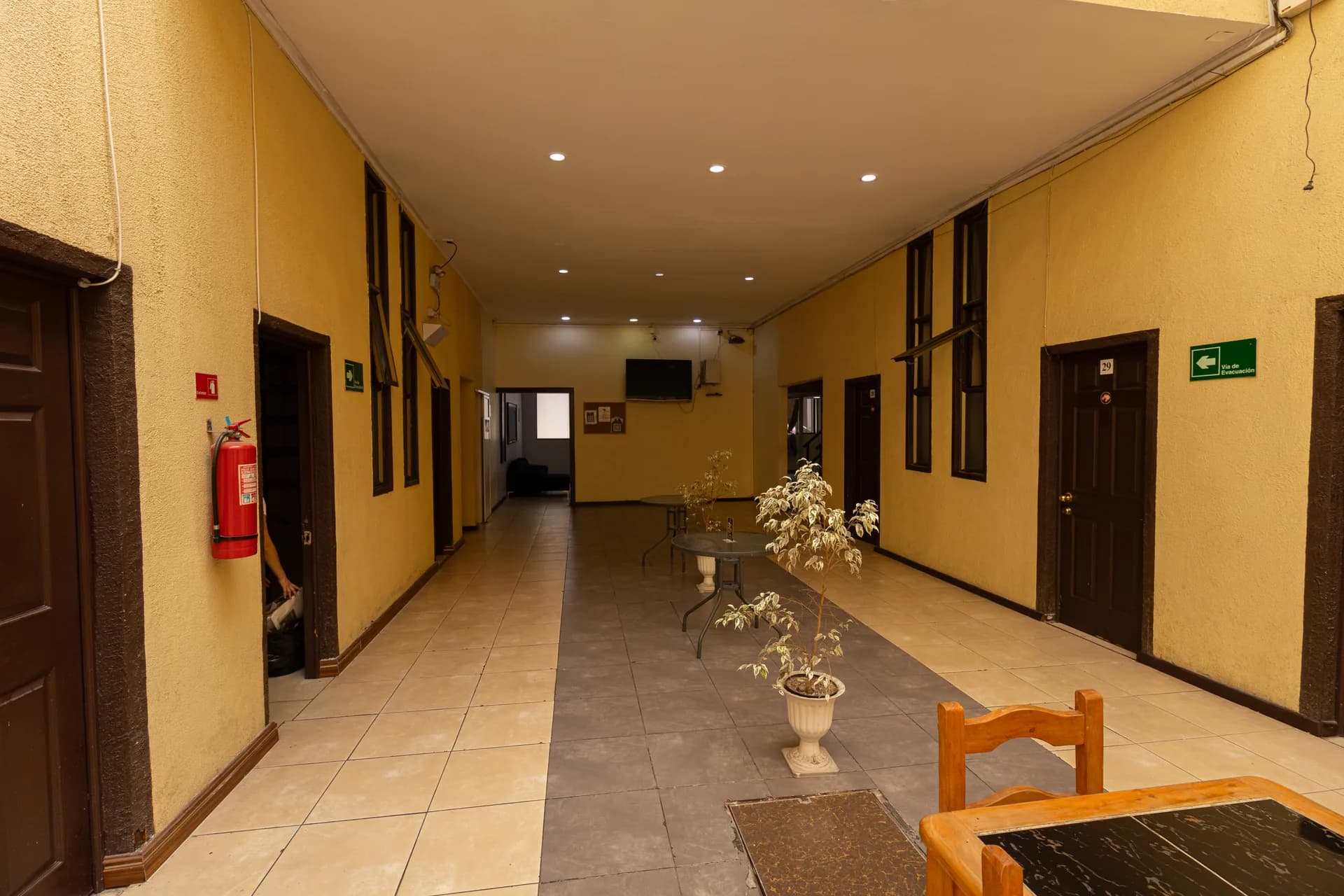 Hostal Catedral pasillo